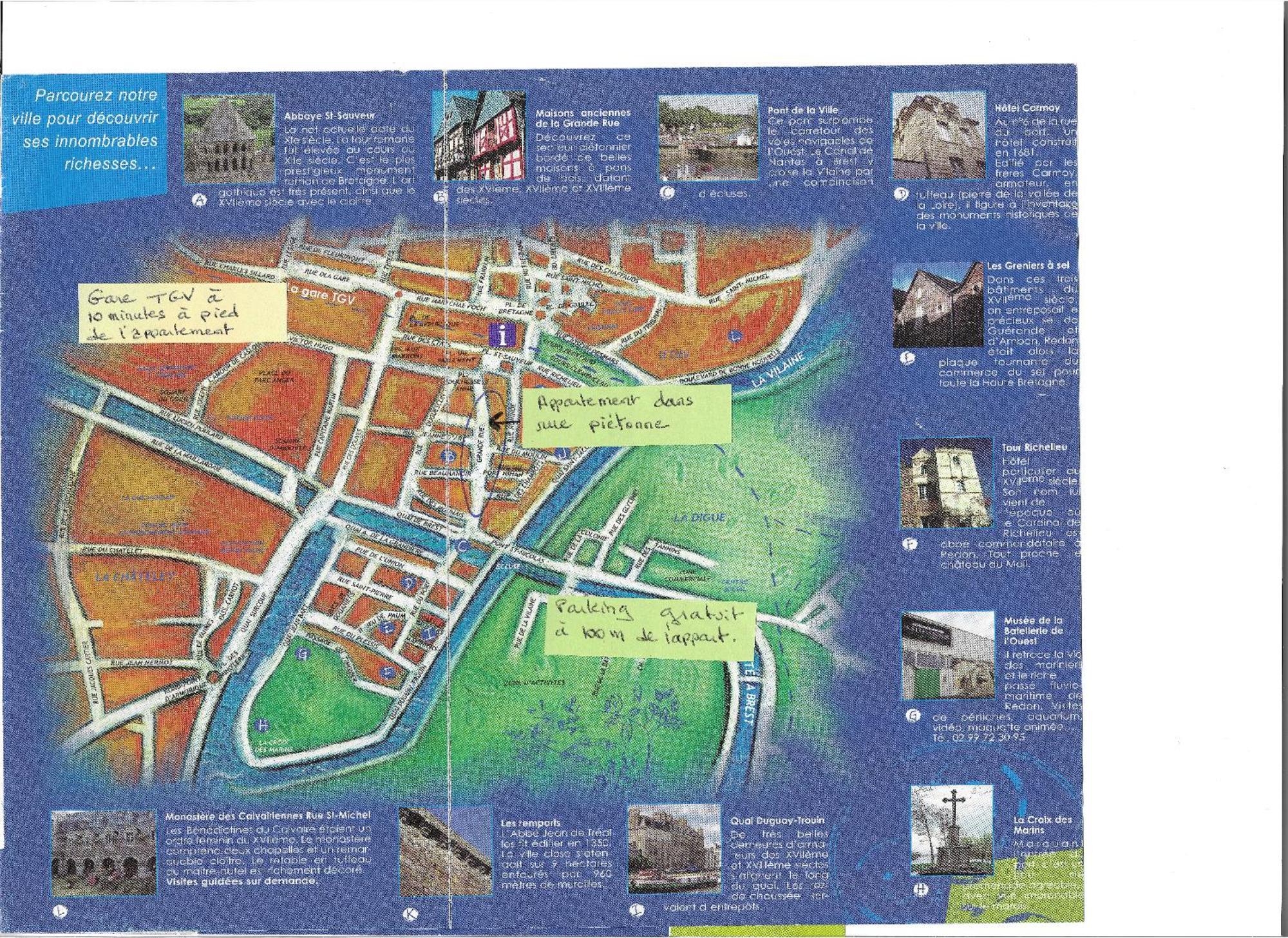 Spacieux T3 Lumineux Dans Quartier Historique Avec Wifi เรอดง ภายนอก รูปภาพ